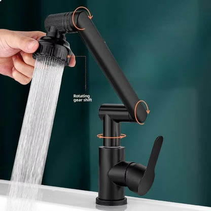 Revolutionary 1080° Rotating Kitchen and Bathroom Faucet - Multifunctional Cold and Hot Water Tap for Effortless Cleaning