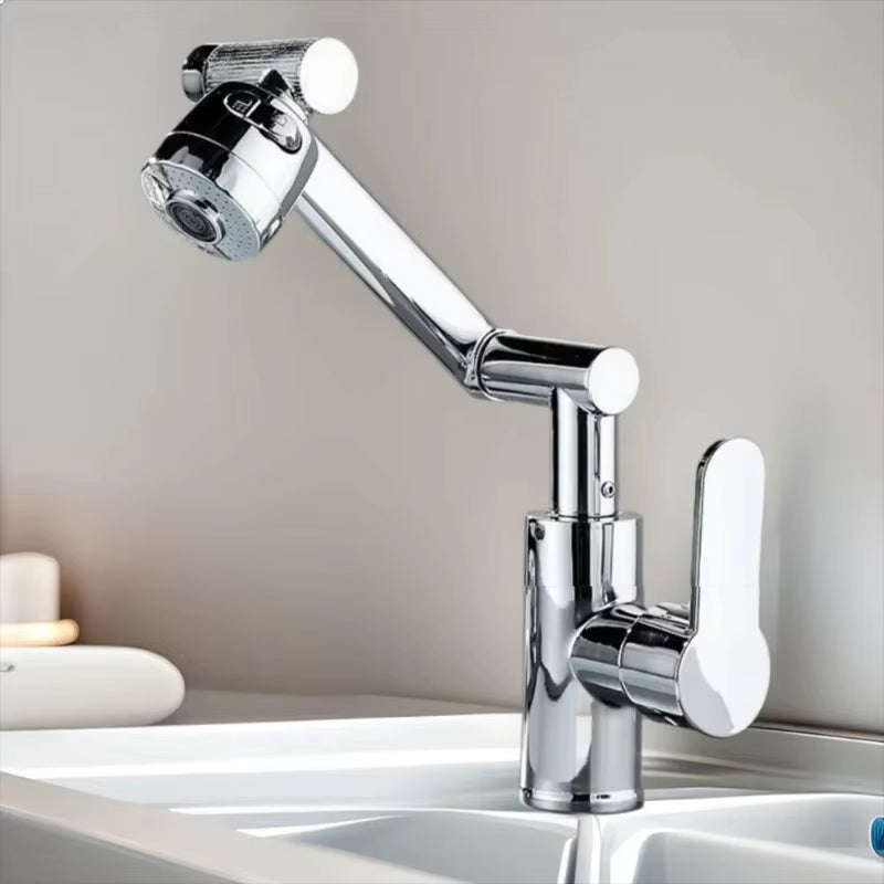 Revolutionary 1080° Rotating Kitchen and Bathroom Faucet - Multifunctional Cold and Hot Water Tap for Effortless Cleaning