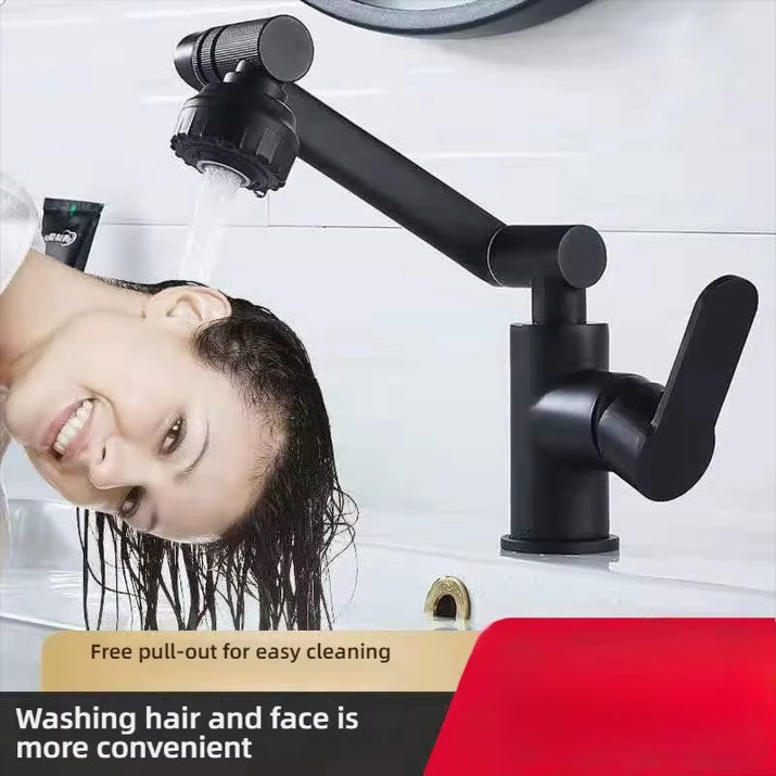Revolutionary 1080° Rotating Kitchen and Bathroom Faucet - Multifunctional Cold and Hot Water Tap for Effortless Cleaning